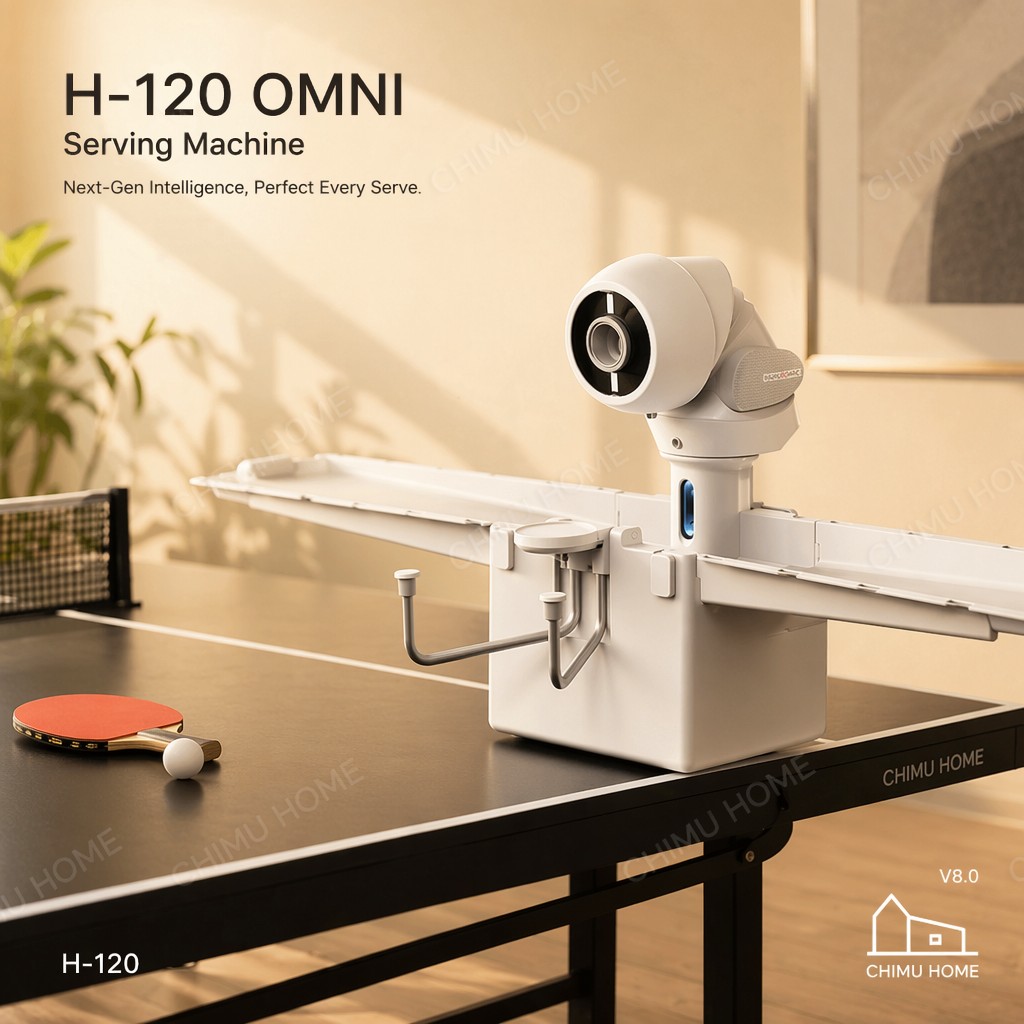 Table Tennis Machine - 【CHIMU HOME】OMNI Smart Table Tennis Serving