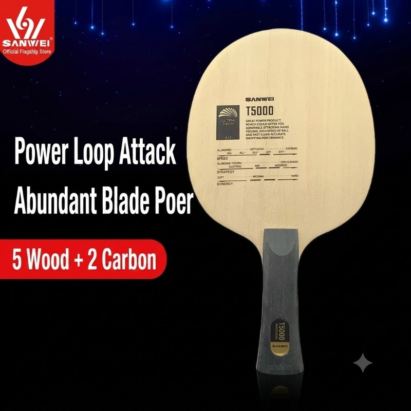 1pcs SANWEI T5000 Table Tennis - огляд і ціна Xiom Blade Table Tennis