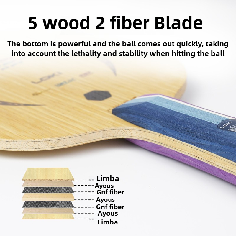 LOKI Kirin K5 PRO 5 Wood 2 Inb - огляд і ціна Stiga Carbon Blade