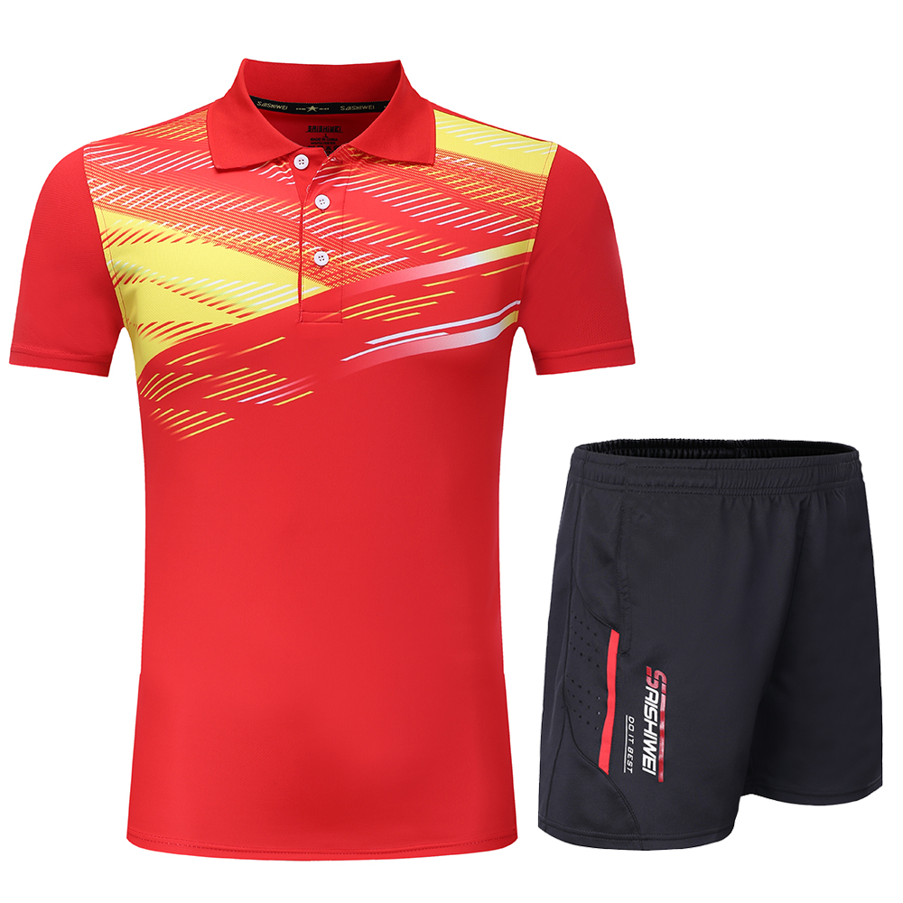 New Men Women Tennis T Shirt   - огляд і ціна Table Tennis Uniform